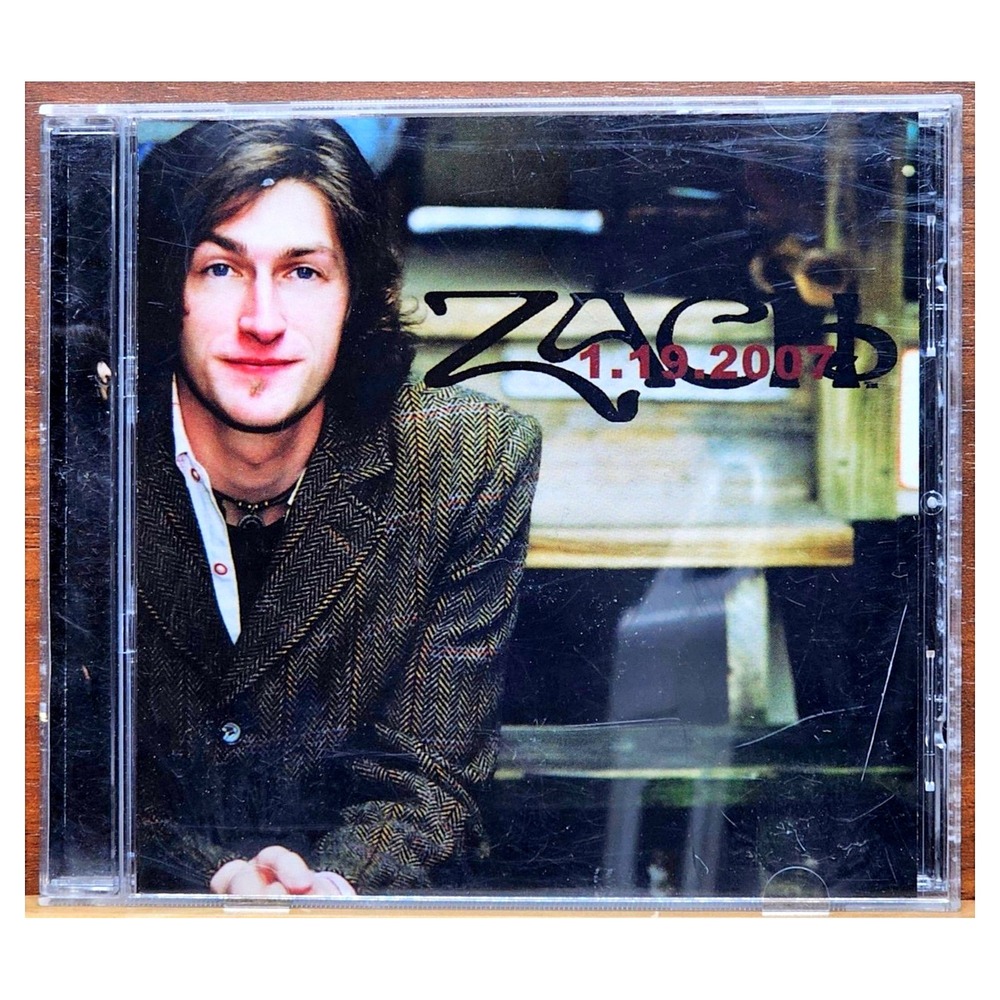 Zach 1.19.2007 CD Album 783707105208 Indie Folk Rock Solo Acoustic Music EUC